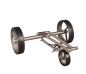 Preview: Lithium Elektro Golf Trolley Kolibri® K1, Rahmen nachpolierbar, schnell-zerlegbar/-klappbar, mit Bergabfahrbremse, Fernbedienung als Option